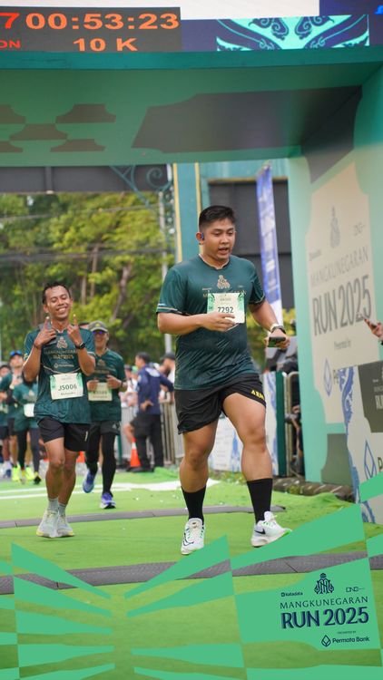 Race photo from Mangkunegaran Run 2025