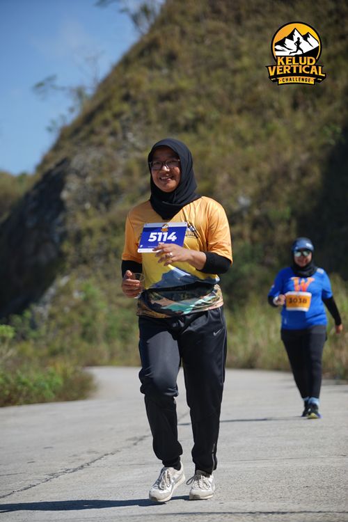 Race photo from Kelud Vertical Challenge 2024