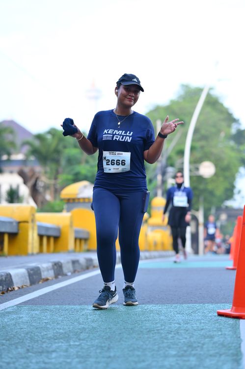 Race photo from KEMLU RUN 2025