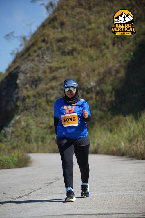 Race photo from Kelud Vertical Challenge 2024