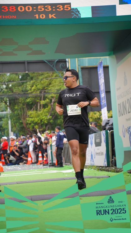 Race photo from Mangkunegaran Run 2025