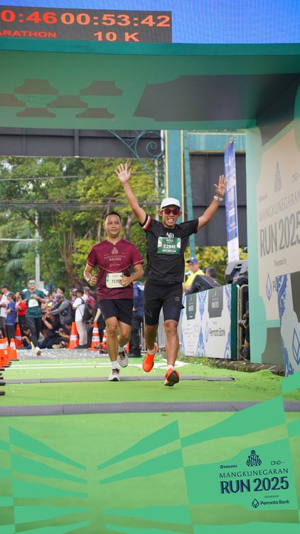 Race photo from Mangkunegaran Run 2025