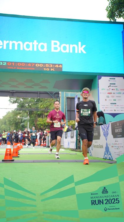 Race photo from Mangkunegaran Run 2025