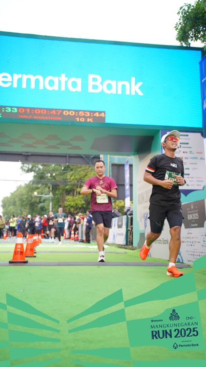 Race photo from Mangkunegaran Run 2025