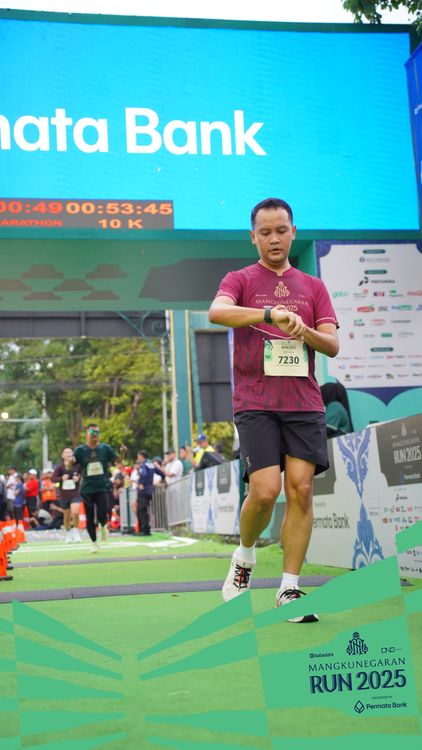 Race photo from Mangkunegaran Run 2025