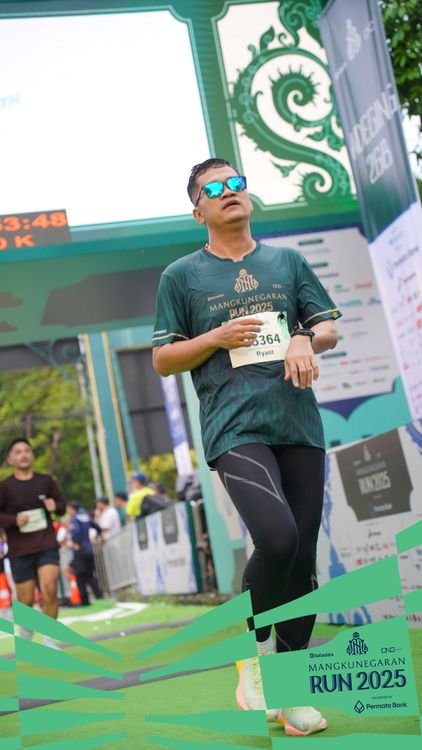 Race photo from Mangkunegaran Run 2025