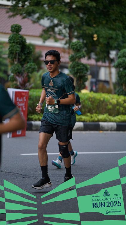 Race photo from Mangkunegaran Run 2025