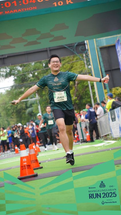Race photo from Mangkunegaran Run 2025
