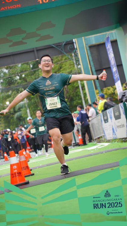 Race photo from Mangkunegaran Run 2025