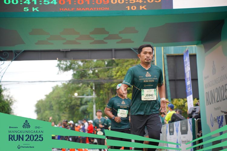 Race photo from Mangkunegaran Run 2025