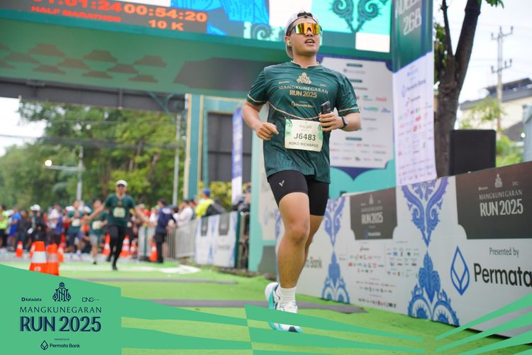 Race photo from Mangkunegaran Run 2025