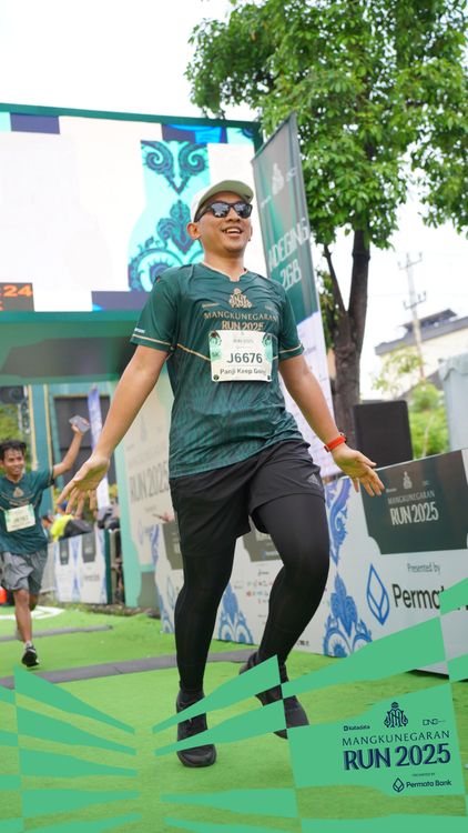 Race photo from Mangkunegaran Run 2025