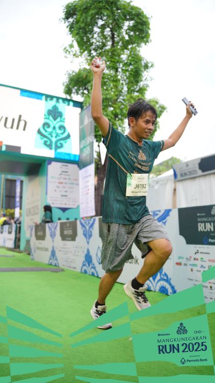 Race photo from Mangkunegaran Run 2025
