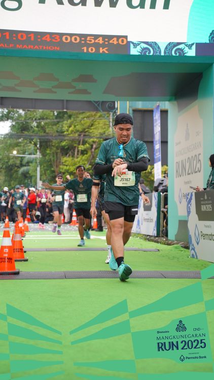 Race photo from Mangkunegaran Run 2025