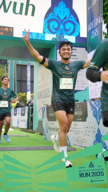 Race photo from Mangkunegaran Run 2025