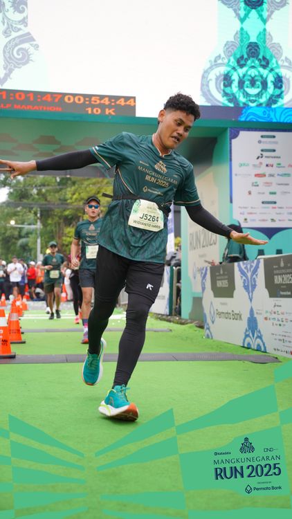 Race photo from Mangkunegaran Run 2025