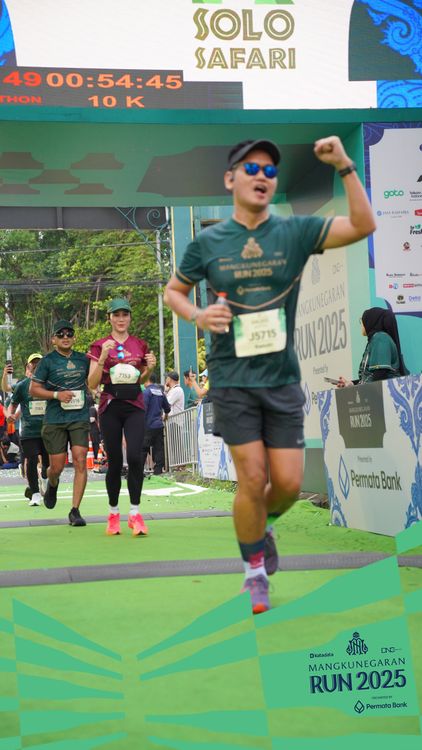 Race photo from Mangkunegaran Run 2025