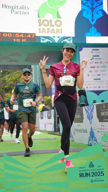Race photo from Mangkunegaran Run 2025