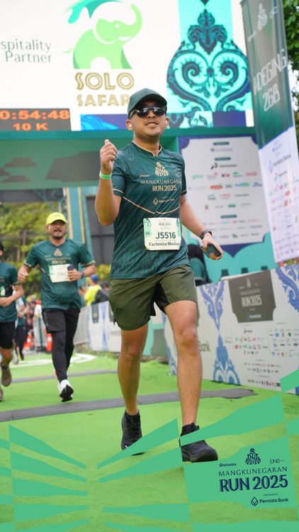 Race photo from Mangkunegaran Run 2025