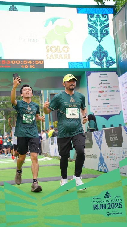 Race photo from Mangkunegaran Run 2025
