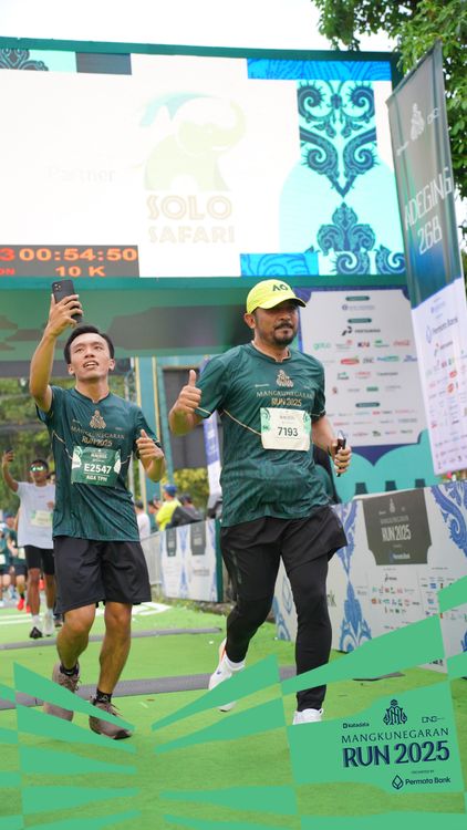 Race photo from Mangkunegaran Run 2025