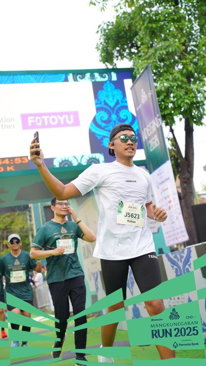 Race photo from Mangkunegaran Run 2025