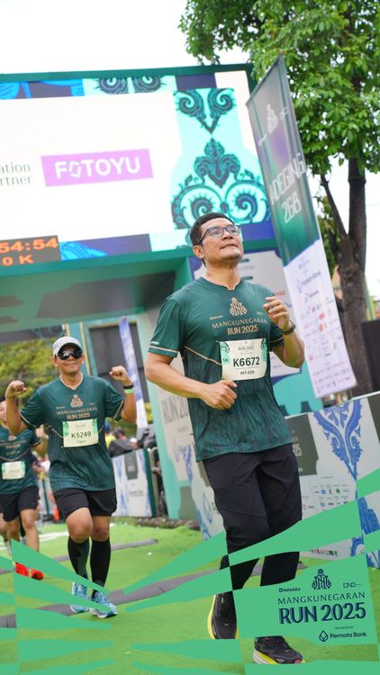 Race photo from Mangkunegaran Run 2025