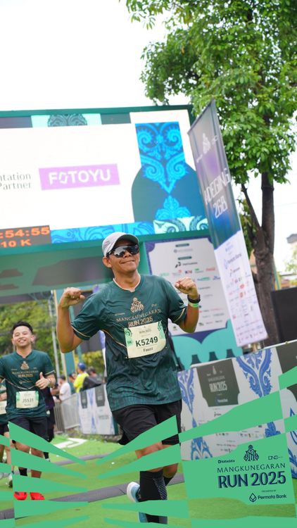 Race photo from Mangkunegaran Run 2025