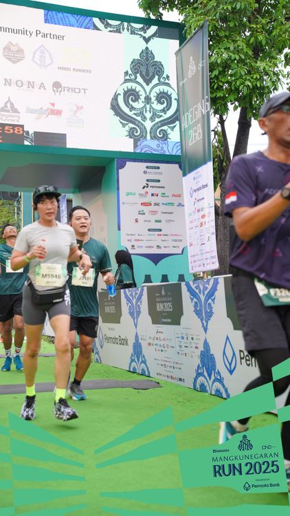 Race photo from Mangkunegaran Run 2025