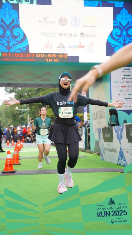 Race photo from Mangkunegaran Run 2025