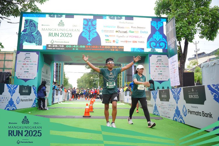 Race photo from Mangkunegaran Run 2025