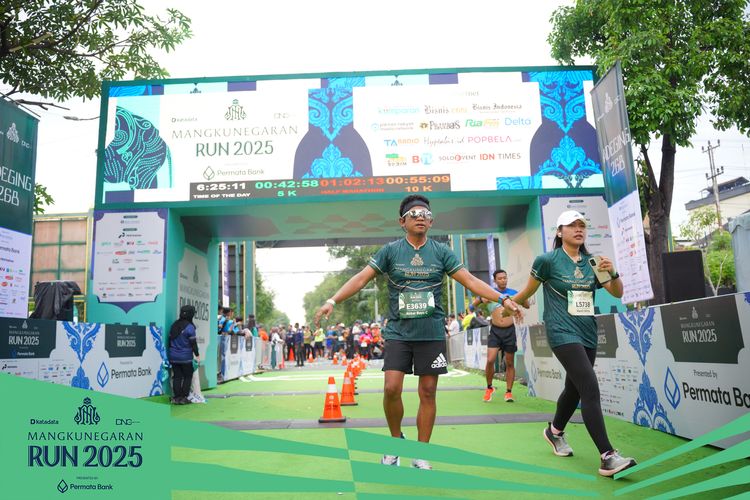 Race photo from Mangkunegaran Run 2025