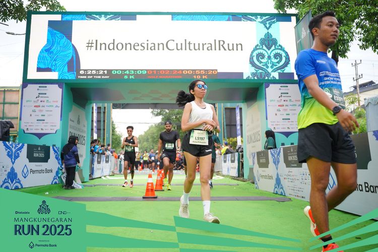 Race photo from Mangkunegaran Run 2025