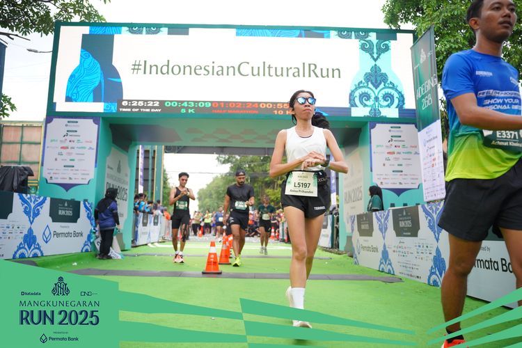 Race photo from Mangkunegaran Run 2025