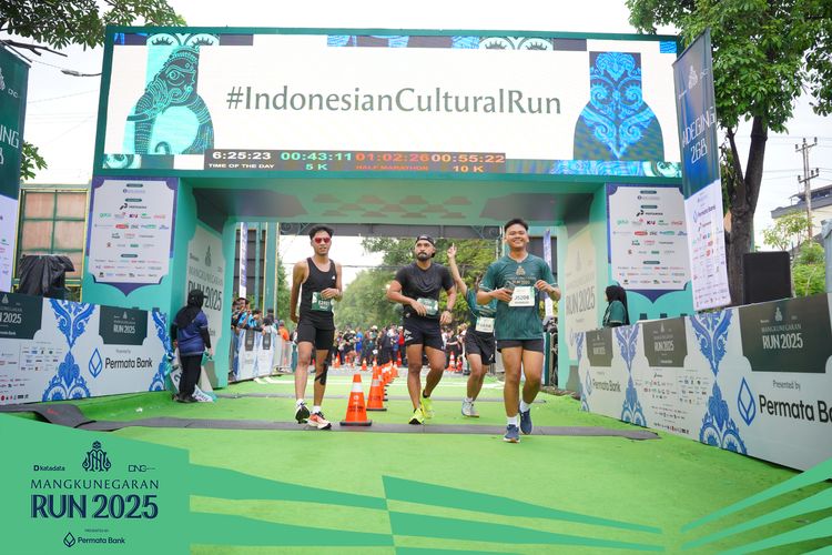 Race photo from Mangkunegaran Run 2025