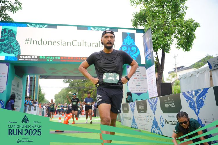 Race photo from Mangkunegaran Run 2025