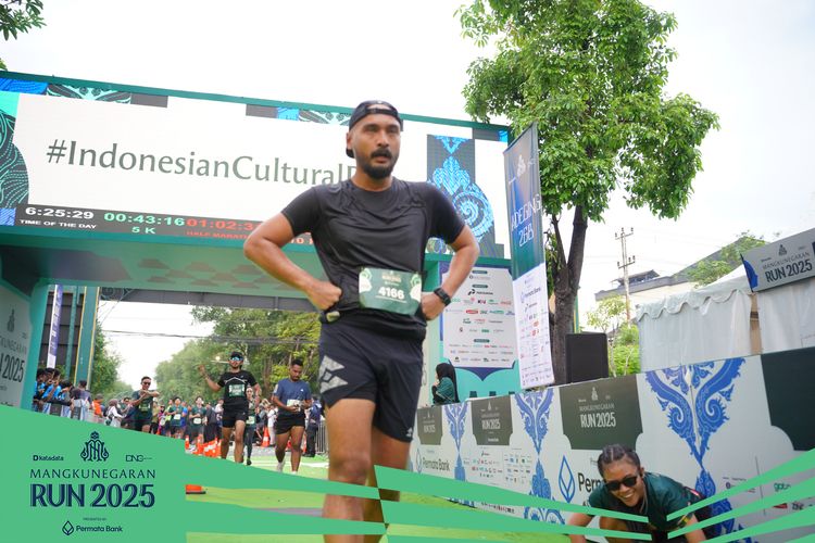 Race photo from Mangkunegaran Run 2025