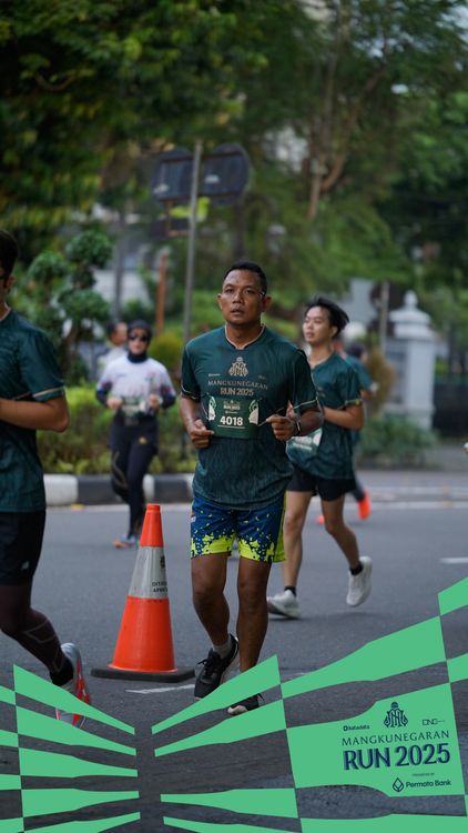 Race photo from Mangkunegaran Run 2025