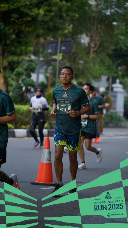 Race photo from Mangkunegaran Run 2025