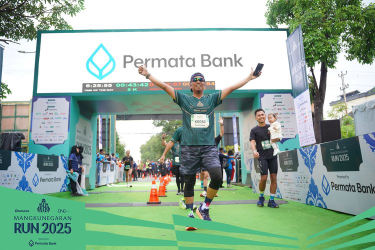 Race photo from Mangkunegaran Run 2025