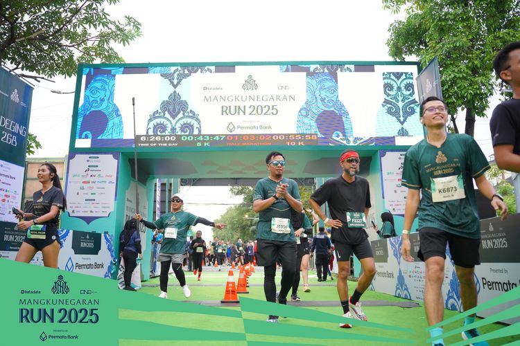 Race photo from Mangkunegaran Run 2025