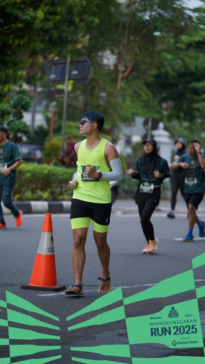 Race photo from Mangkunegaran Run 2025