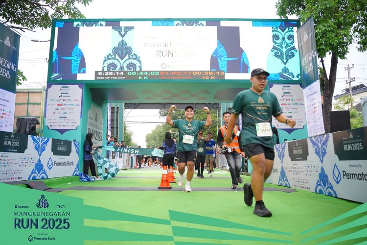 Race photo from Mangkunegaran Run 2025