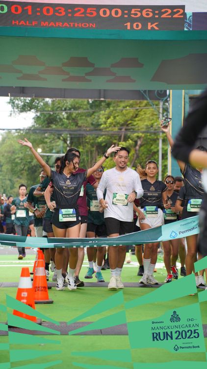 Race photo from Mangkunegaran Run 2025