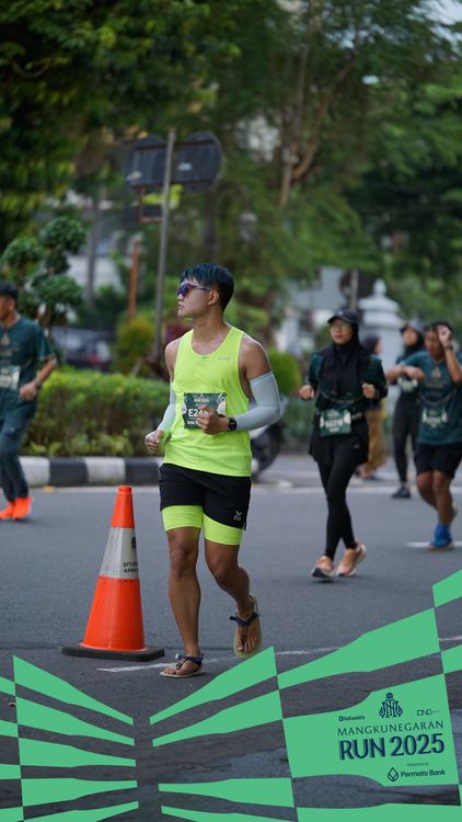 Race photo from Mangkunegaran Run 2025
