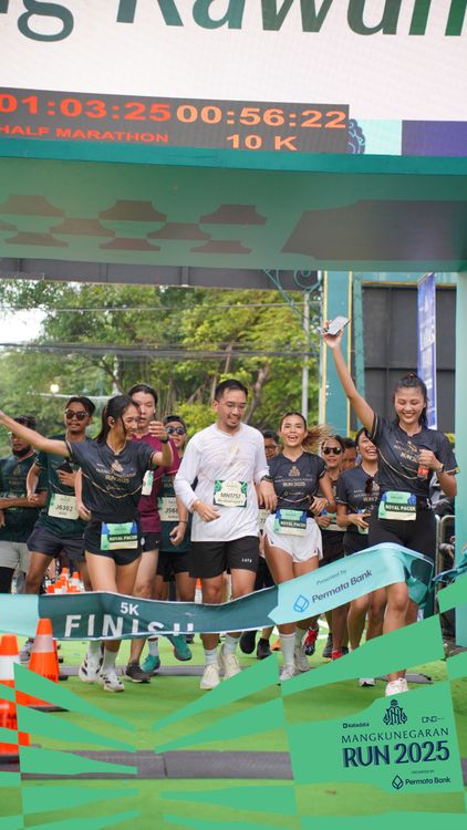 Race photo from Mangkunegaran Run 2025