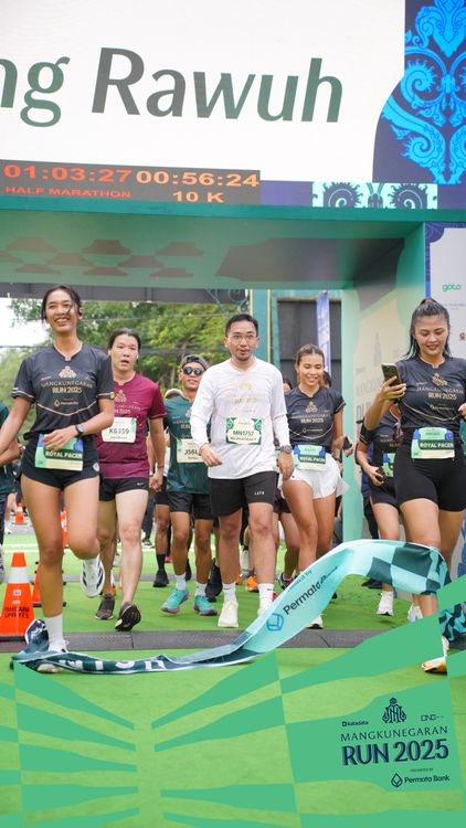 Race photo from Mangkunegaran Run 2025