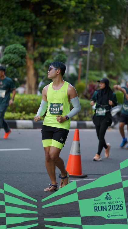 Race photo from Mangkunegaran Run 2025