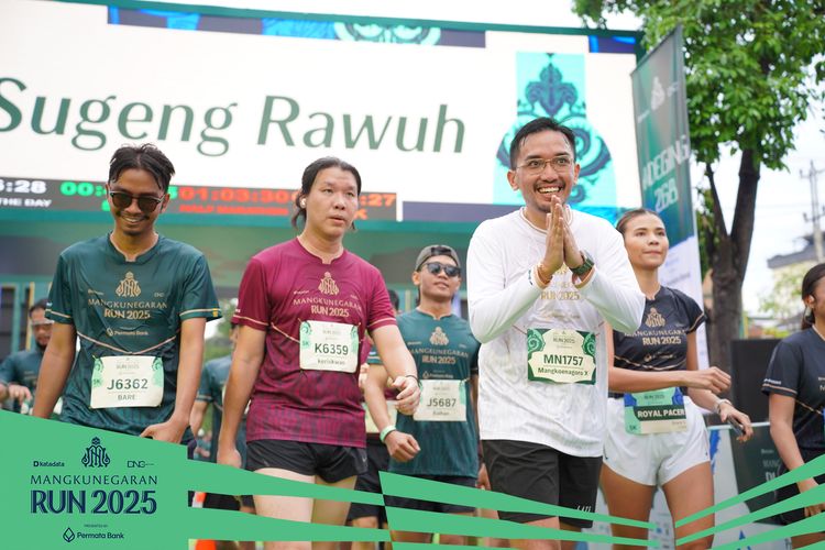 Race photo from Mangkunegaran Run 2025