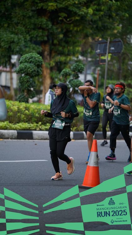 Race photo from Mangkunegaran Run 2025